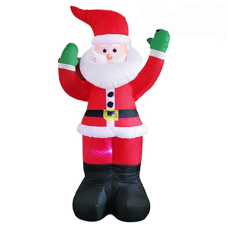 Adorno navideño LED inflable para fiestas brillantes