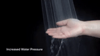 Alcachofa de ducha de alta presión PowerFlow | Alcachofa potente para máxima presión de agua