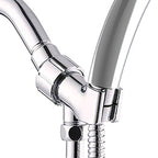 Alcachofa de ducha redonda de pared con 9 chorros