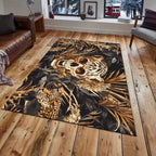 Alfombra de área con diseño animal en 3D