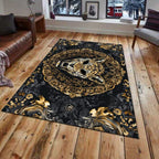 Alfombra de área con diseño animal en 3D