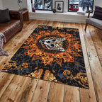 Alfombra de área con diseño animal en 3D