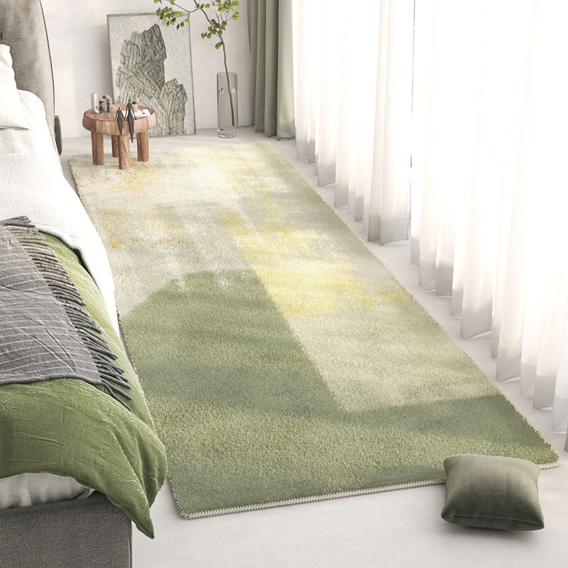 Alfombra de área con diseño de paisaje abstracto