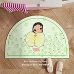 Alfombra de baño con diseño de dibujos animados