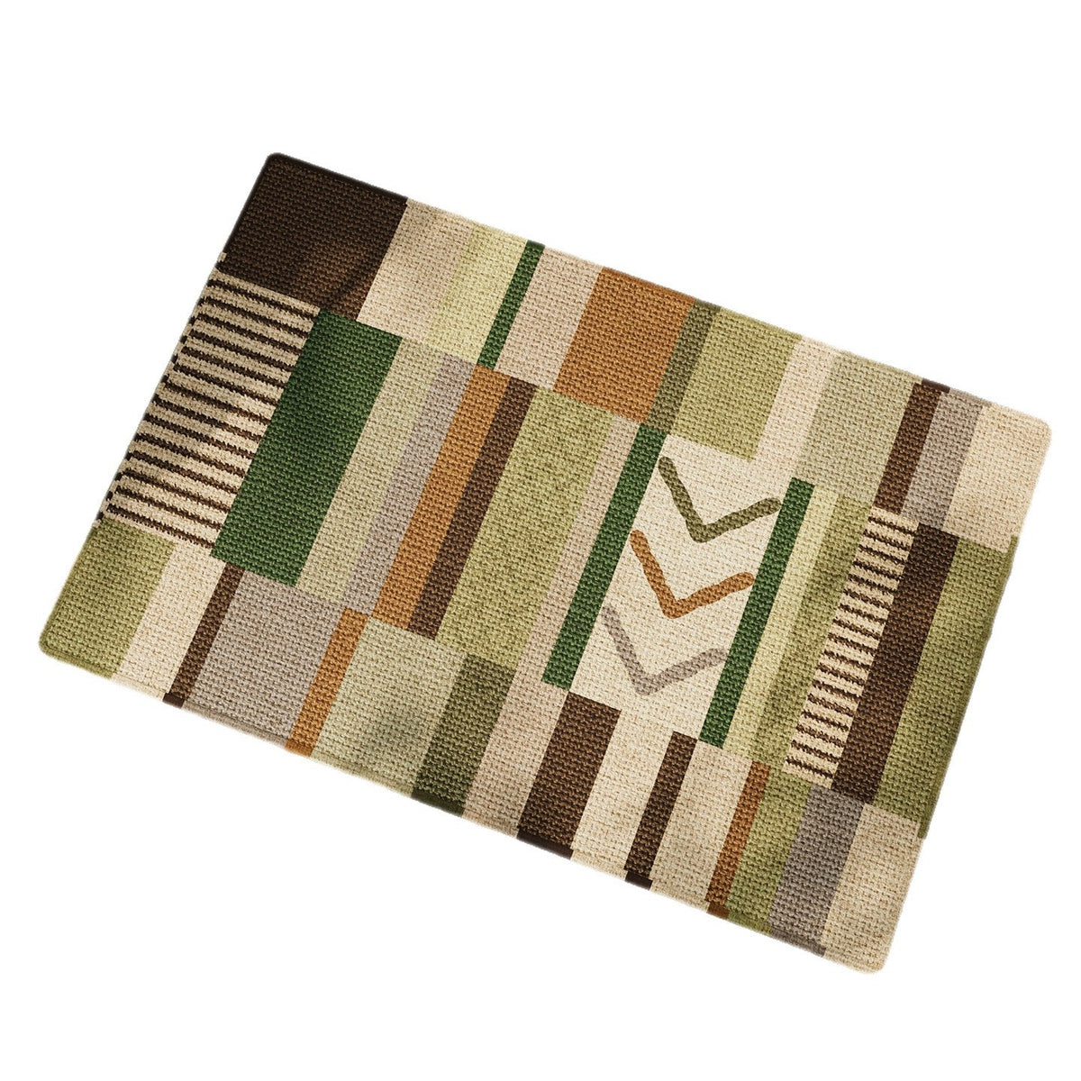 Alfombra de baño decorativa con diseño patchwork