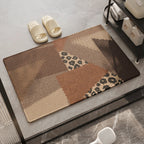 Alfombra de baño decorativa con diseño patchwork