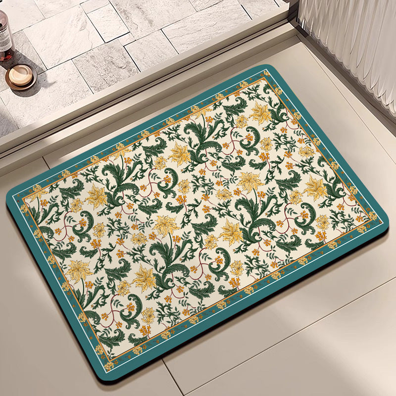 Alfombra de baño decorativa con mensaje positivo