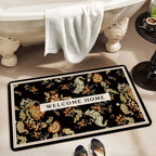 Alfombra de baño decorativa con mensaje positivo