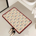 Alfombra de baño decorativa con mensaje positivo