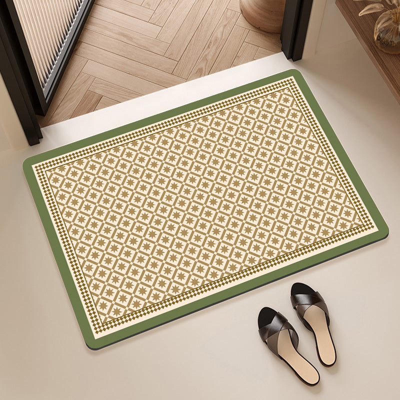 Alfombra de baño decorativa con mensaje positivo
