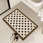 Alfombra de baño decorativa con mensaje positivo