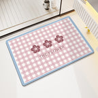Alfombra de baño decorativa con mensaje positivo