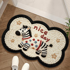 Alfombra decorativa con diseño de perro adorable