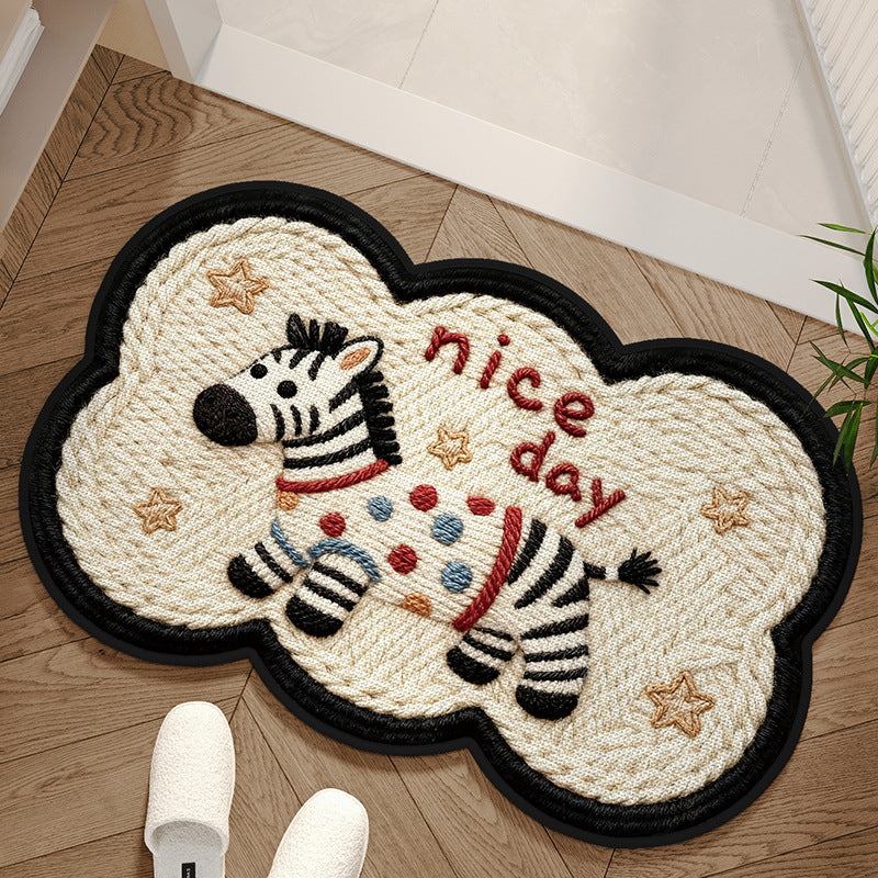 Alfombra decorativa con diseño de perro adorable