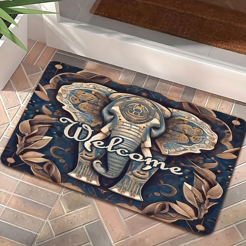 Alfombra redonda artística con diseño mandala