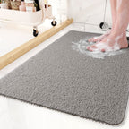 Alfombrilla antideslizante universal para ducha con sistema de drenaje higiénico