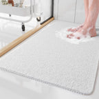 Alfombrilla antideslizante universal para ducha con sistema de drenaje higiénico