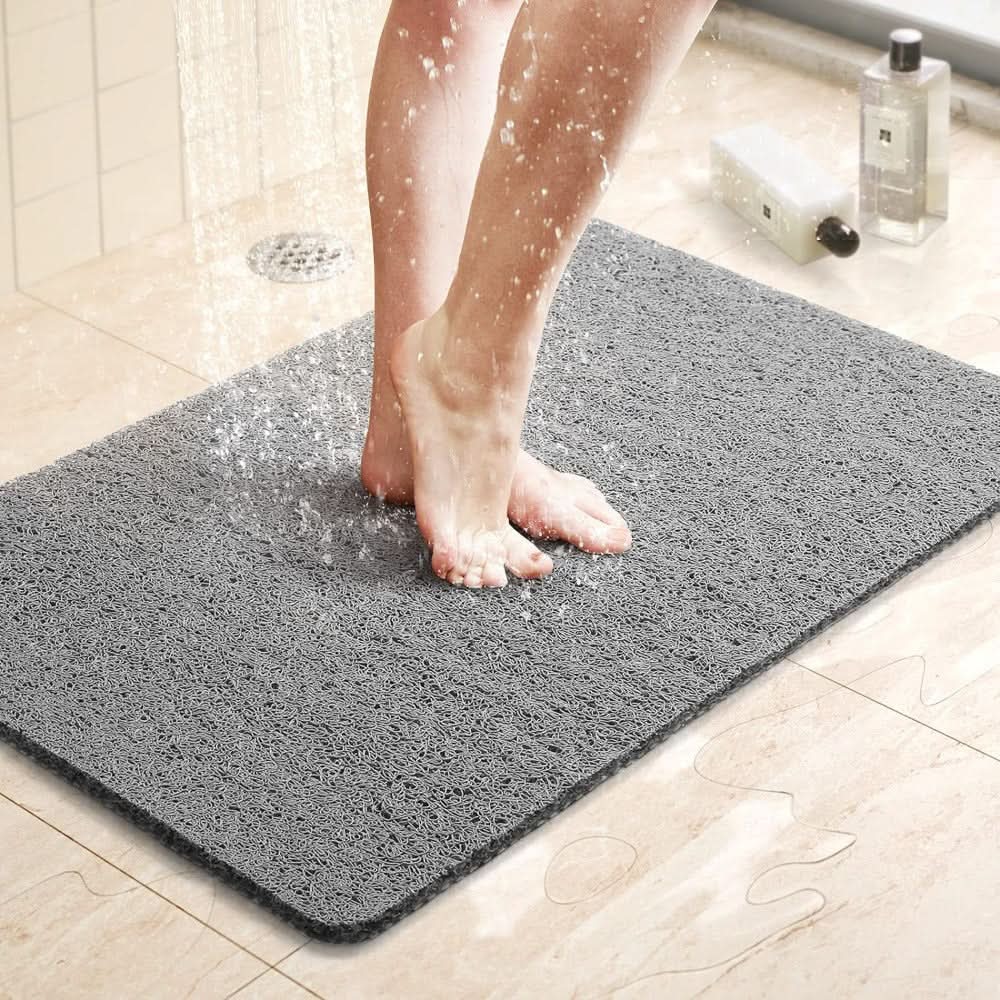 Alfombrilla antideslizante universal para ducha con sistema de drenaje higiénico