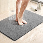 Alfombrilla antideslizante universal para ducha con sistema de drenaje higiénico