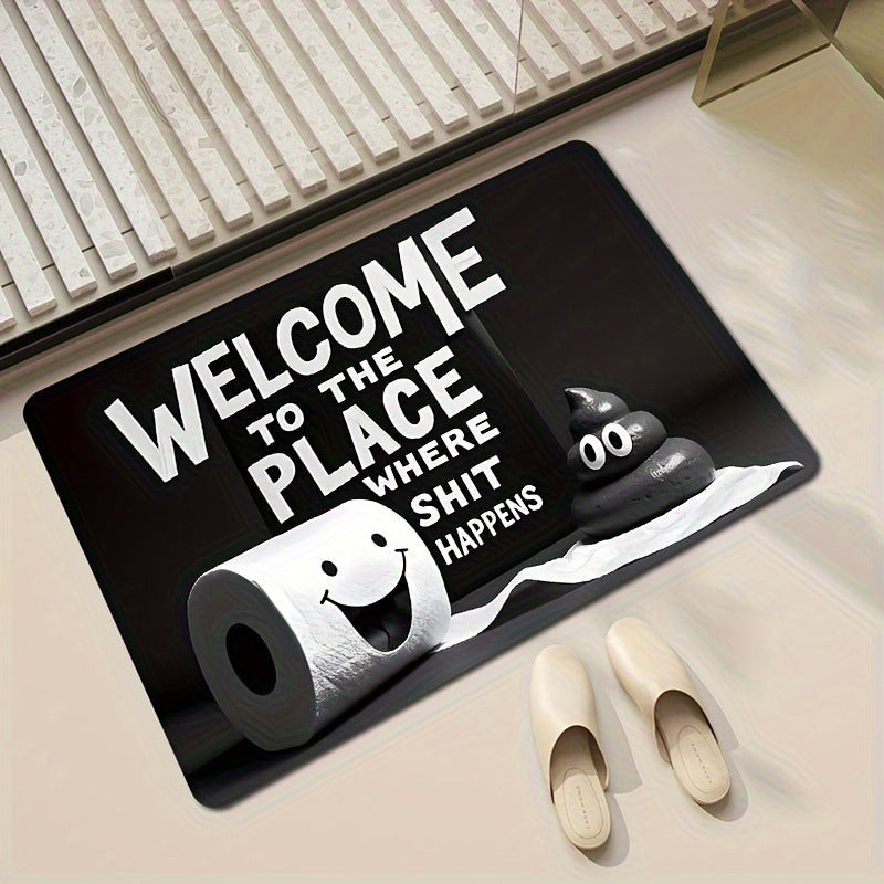 Alfombrilla de baño con forma de gato de felpa con base antideslizante y acolchado de espuma