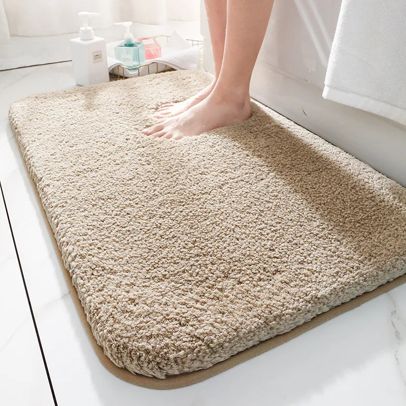 Alfombrilla de baño de lujo SoftStep – Alfombra de microfibra extra gruesa con antideslizante y alta absorción