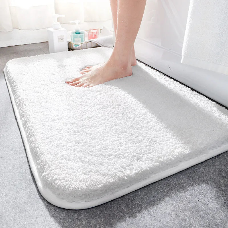 Alfombrilla de baño de lujo SoftStep – Alfombra de microfibra extra gruesa con antideslizante y alta absorción