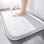 Alfombrilla de baño de lujo SoftStep – Alfombra de microfibra extra gruesa con antideslizante y alta absorción
