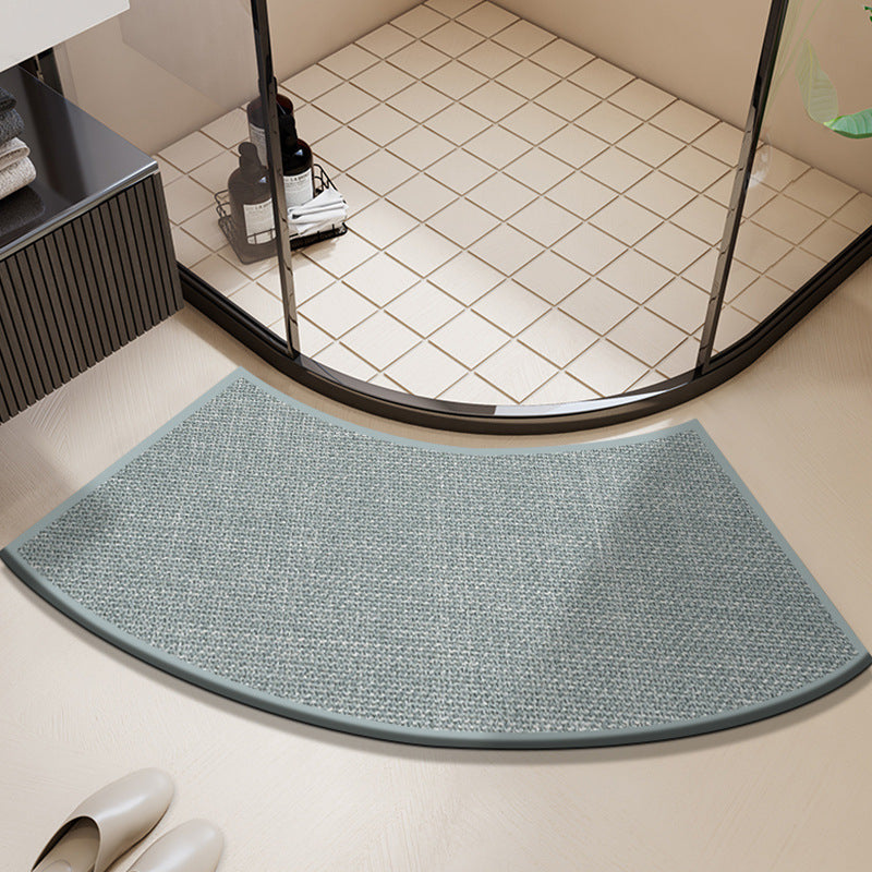 Alfombrilla de ducha semicircular elegante