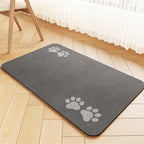 Alfombrilla extragrande impermeable de silicona para comedero de mascotas con base antideslizante
