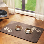 Alfombrilla extragrande impermeable de silicona para comedero de mascotas con base antideslizante