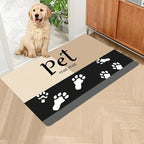 Alfombrilla extragrande impermeable de silicona para comedero de mascotas con base antideslizante