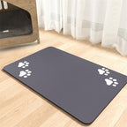 Alfombrilla extragrande impermeable de silicona para comedero de mascotas con base antideslizante
