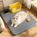 Alfombrilla para arena de doble capa impermeable y antideslizante