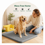 Alfombrilla para arena de doble capa impermeable y antideslizante