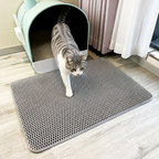 Alfombrilla para arena de doble capa impermeable y antideslizante