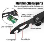 Alicate multiherramienta con martillo plegable