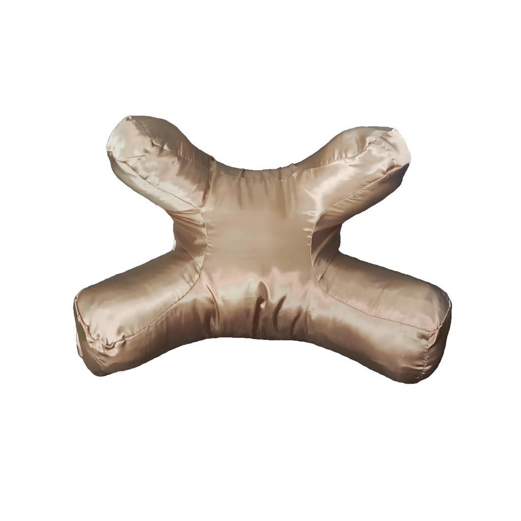 Almohada antiarrugas con funda de satén para un sueño reparador