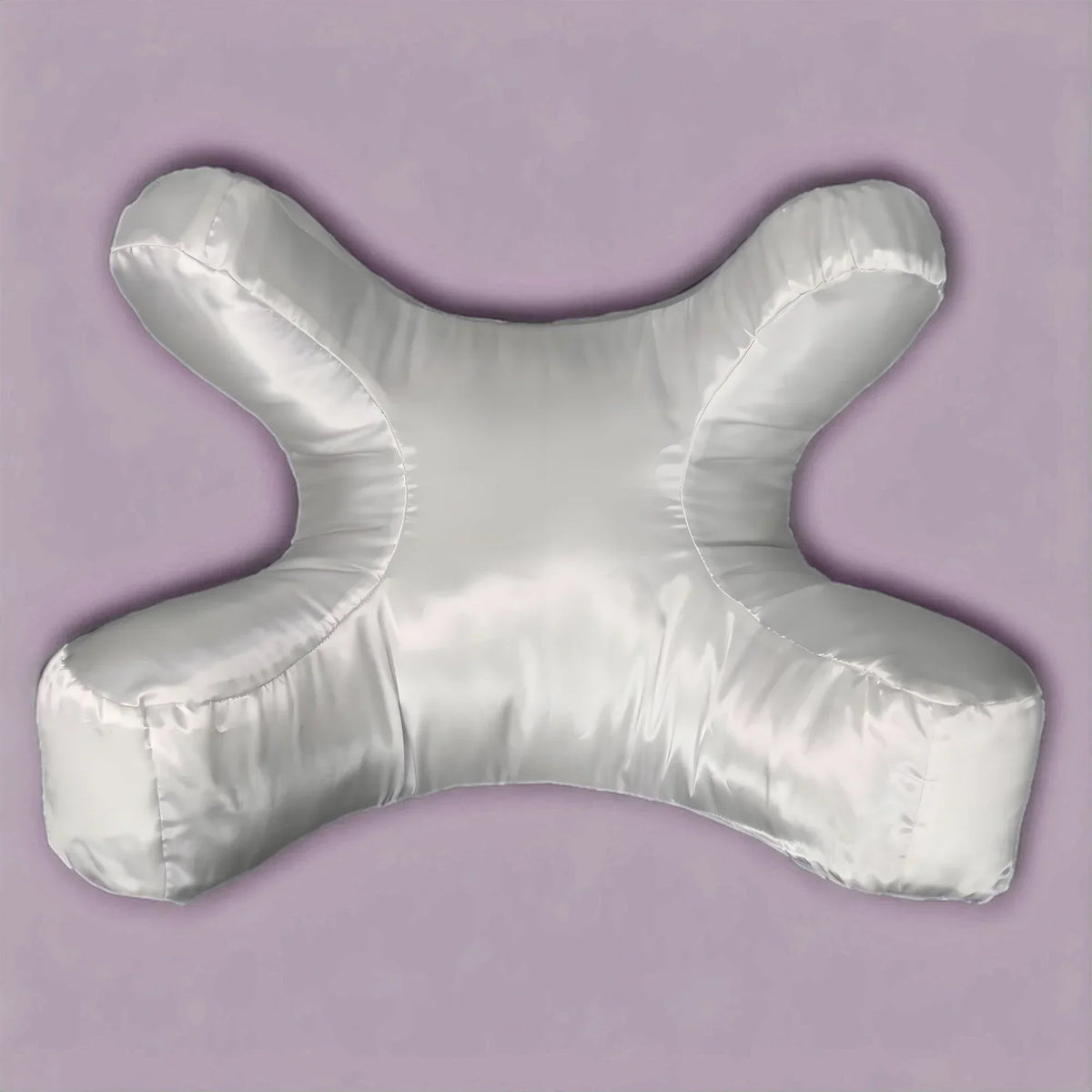 Almohada antiarrugas con funda de satén para un sueño reparador