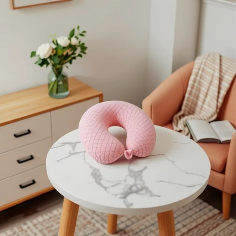 Almohada cervical unisex con diseño ergonómico y funda extraíble