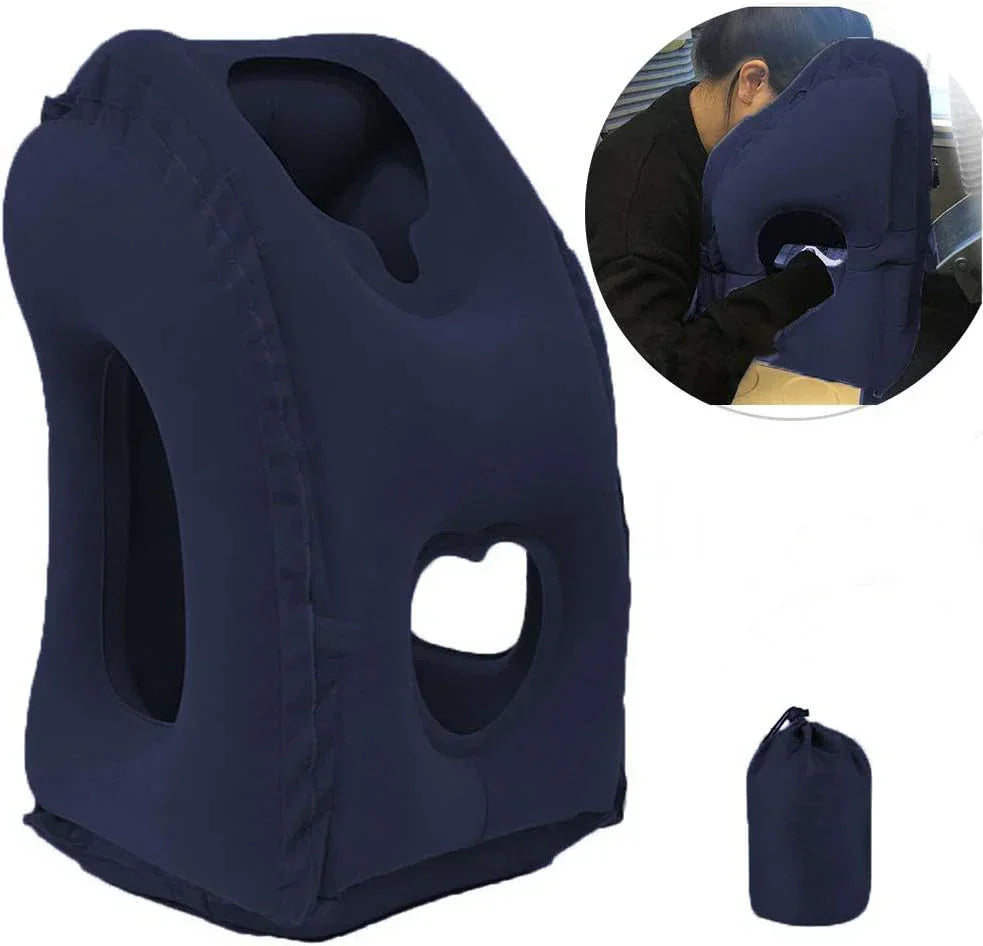 Almohada de viaje ergonómica ComfortRest para cuello y cabeza