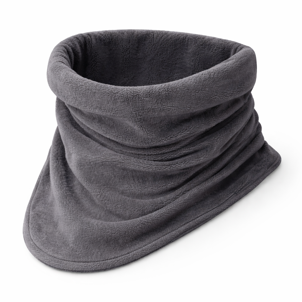 Almohada de viaje para cuello con soporte envolvente para avión y coche