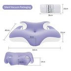 Almohada ergonómica cervical con gel refrescante