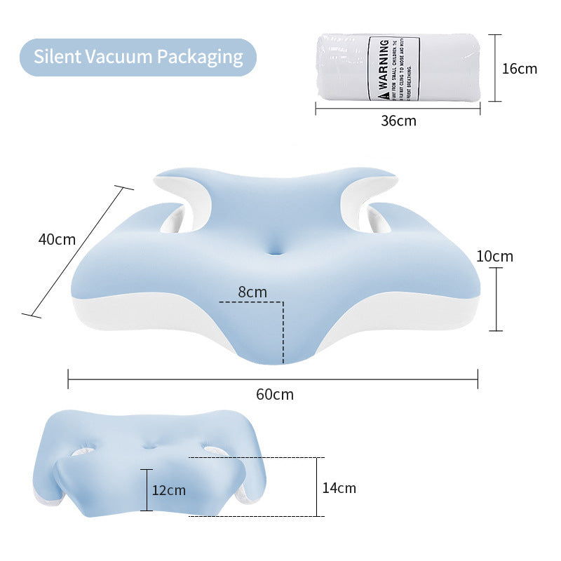 Almohada ergonómica cervical con gel refrescante