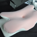 Almohada ergonómica de contorno con superficie refrigerante