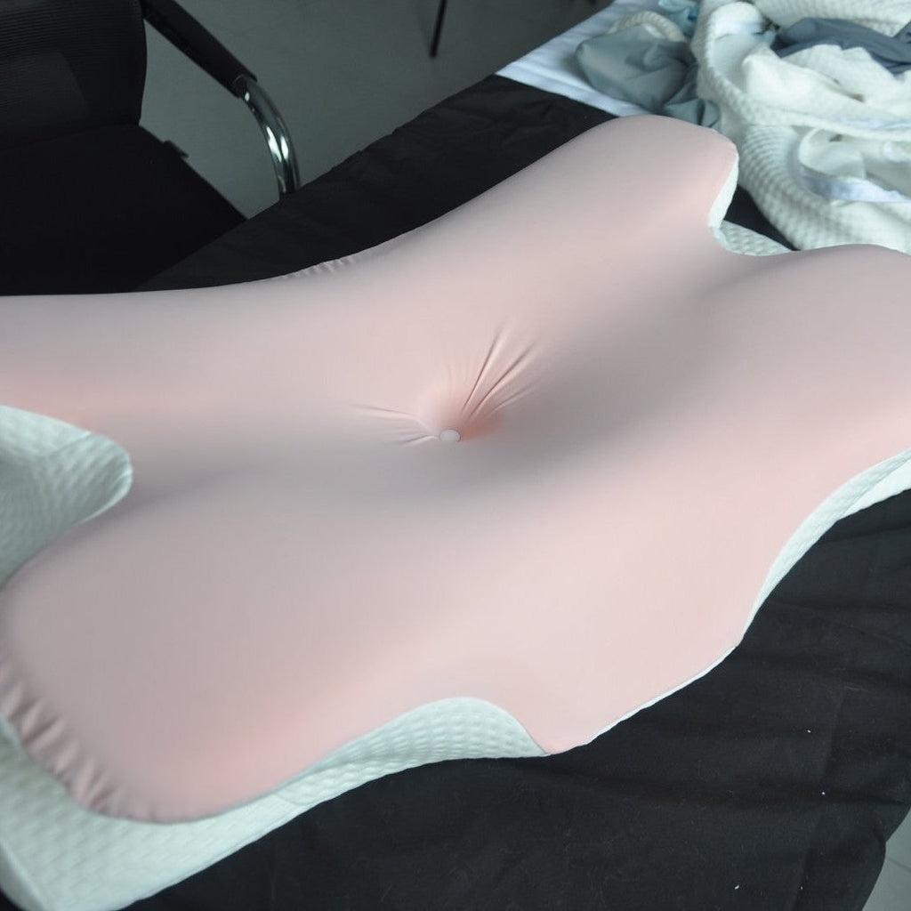 Almohada ergonómica de contorno con superficie refrigerante