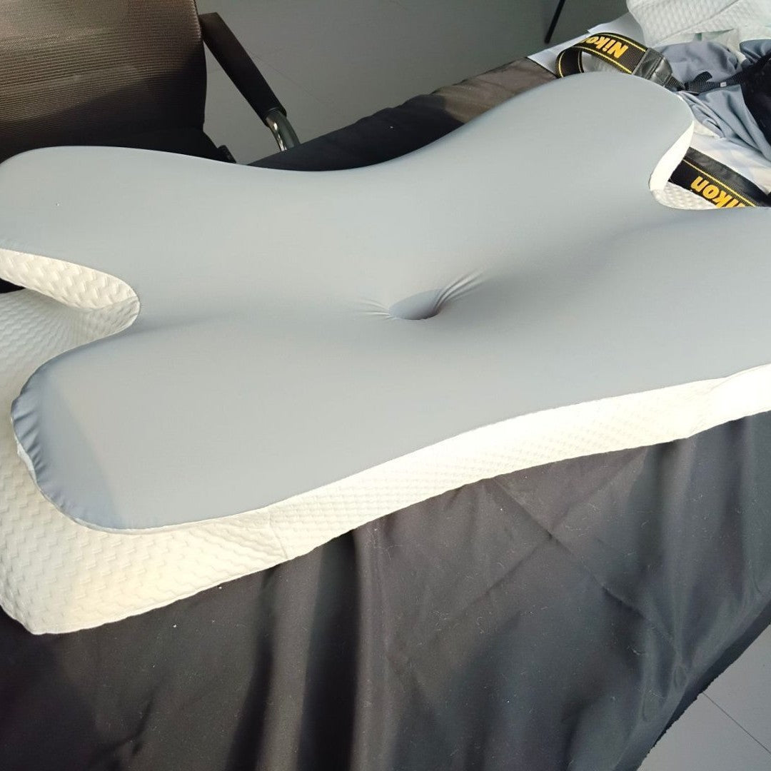 Almohada ergonómica de contorno con superficie refrigerante