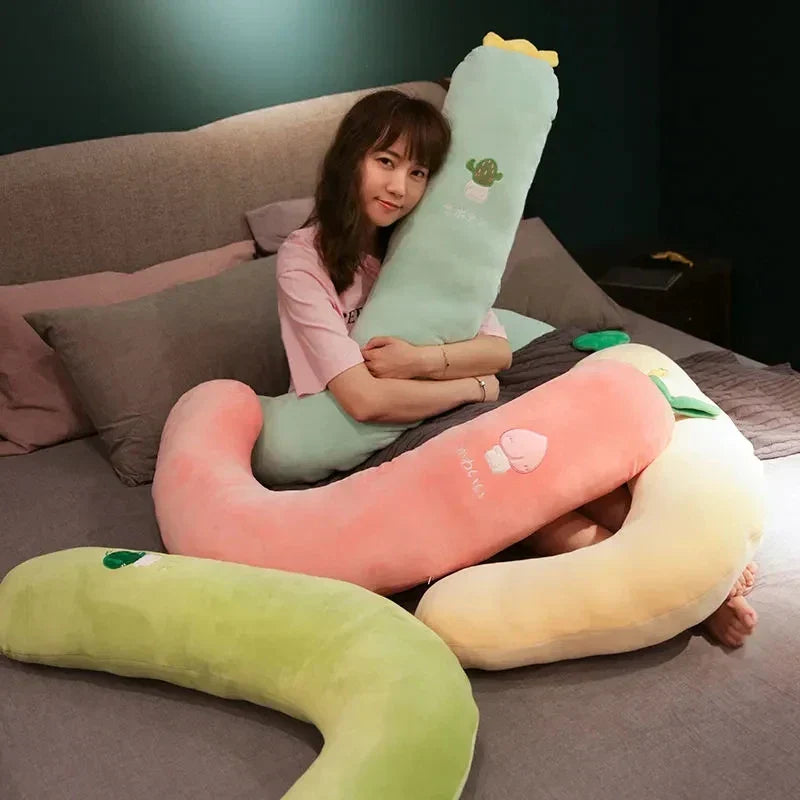 Almohada ergonómica de embarazo para dormir de lado