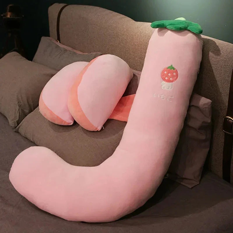 Almohada ergonómica de embarazo para dormir de lado