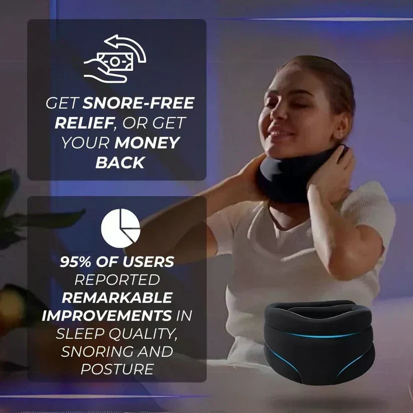 Almohada ergonómica unisex para mejorar el sueño y noches sin ronquidos