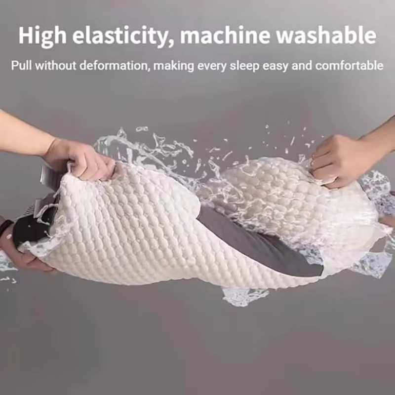 Almohada ortopédica ajustable de contorno para cuello y hombros